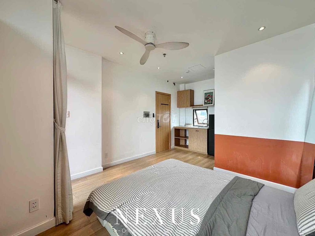 Rent the private balcony service apartment right here in Vườn Lài An Phú Đông.