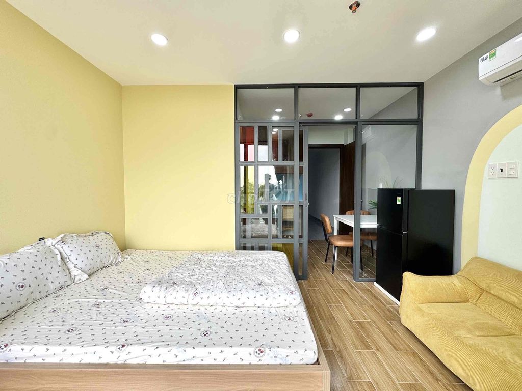 One bedroom - kitchen cup - full interior right on toart Phan Huy Ích