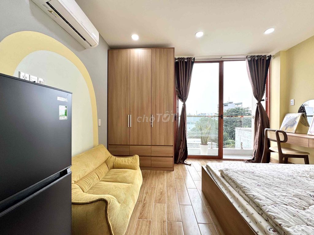 One bedroom - kitchen cup - full interior right on toart Phan Huy Ích