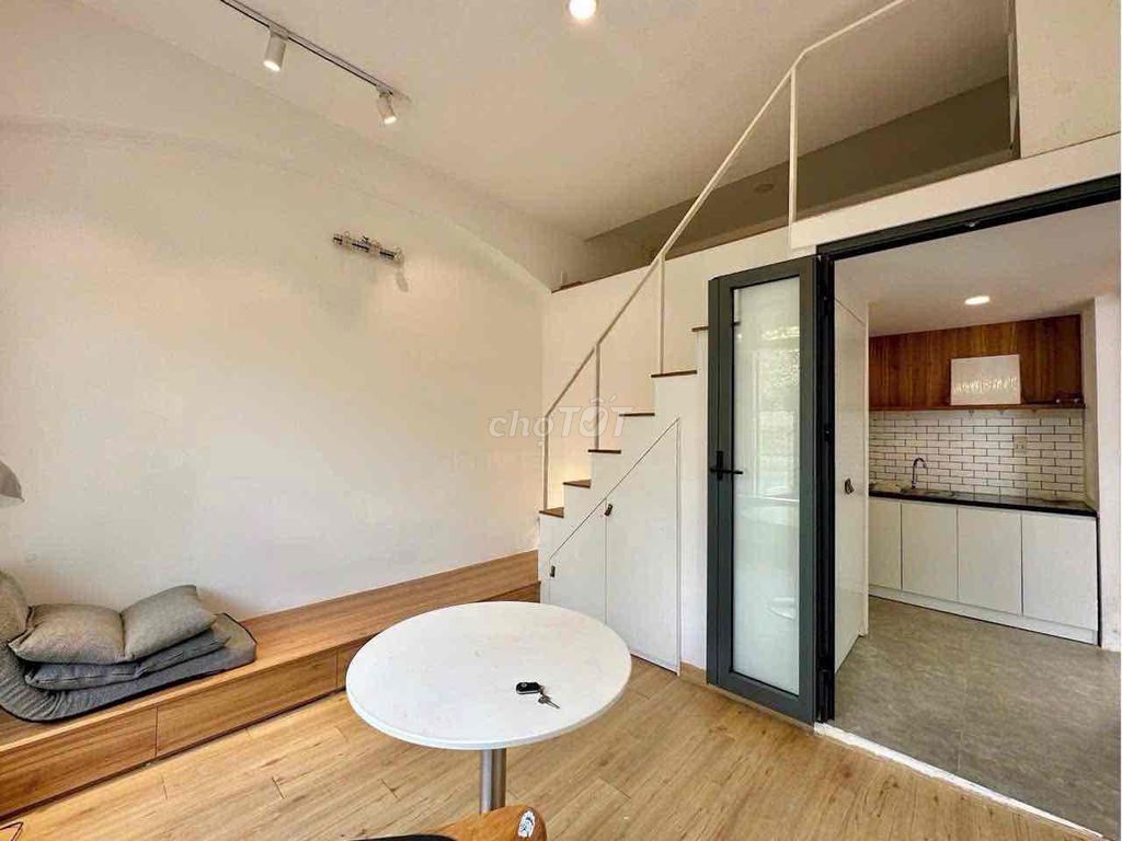 Renting the modern apartment - full Thảo Điền interior near the bridge