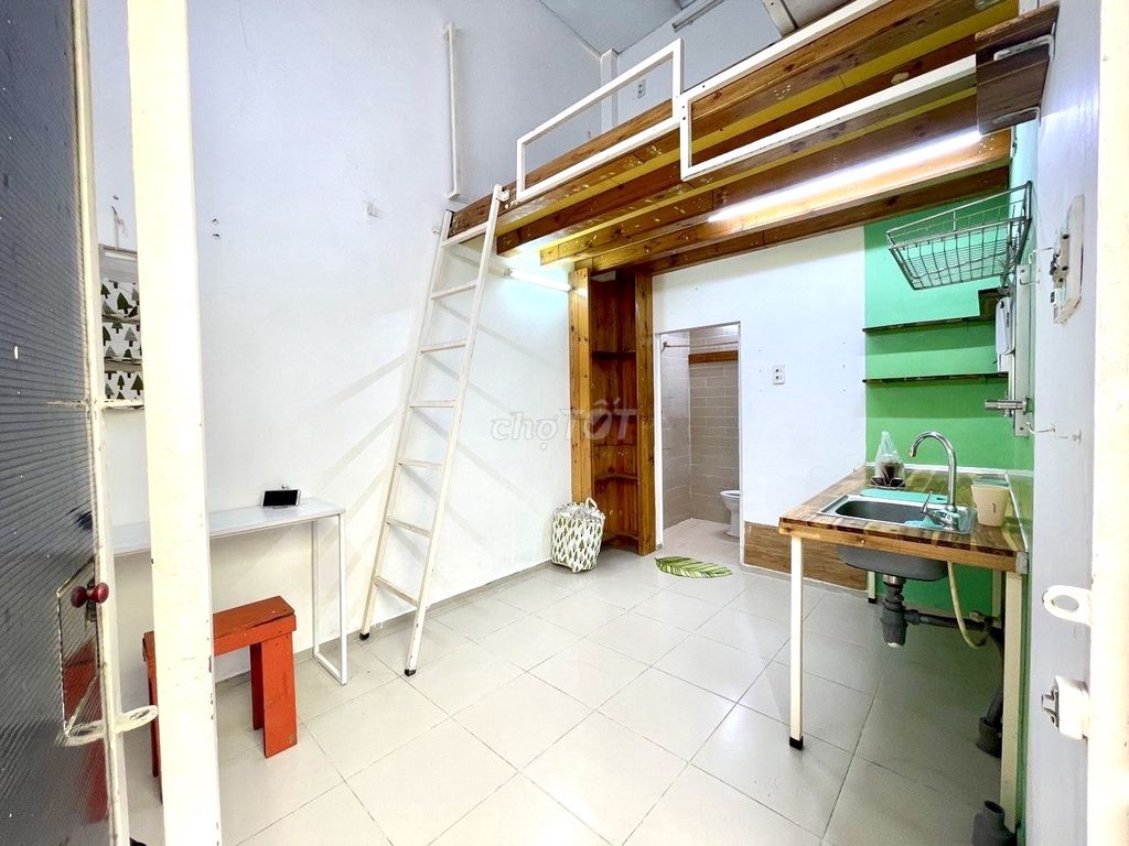 Private yard two rooms, two toilets, M.S., blue, s-Bình Thạnh
