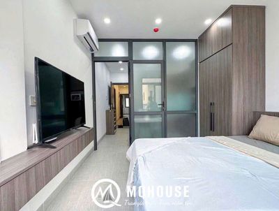A kitchen-scol-silent bedroom. Full interior + private washing machine, television