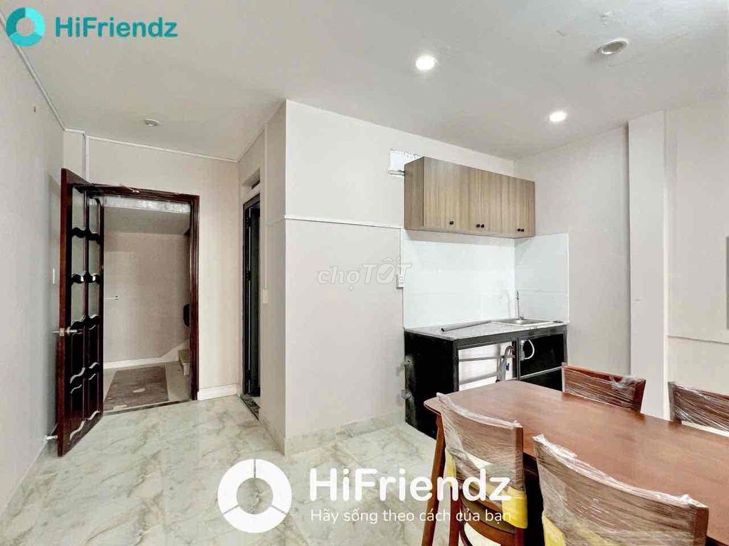 2 Bedroom - 45 m2 - Full Inside - Lý Thường Kiệt Private Wash