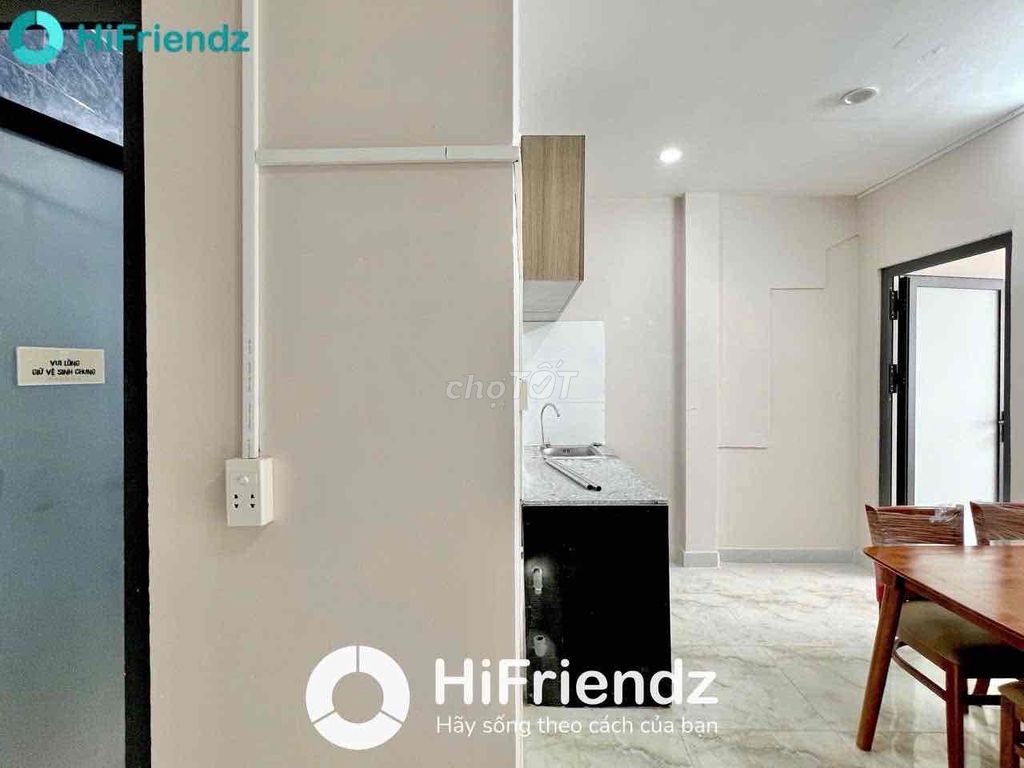 2 Bedroom - 45 m2 - Full Inside - Lý Thường Kiệt Private Wash