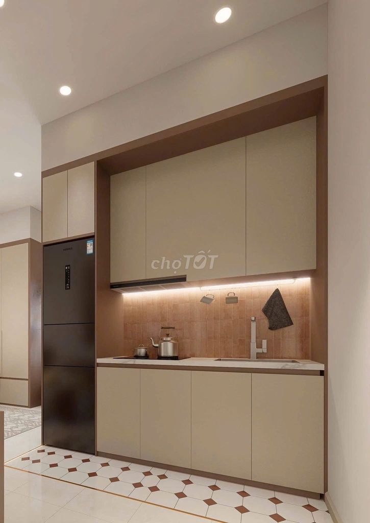 One bedroom plus one new living room -- not shared owner -- full interior.