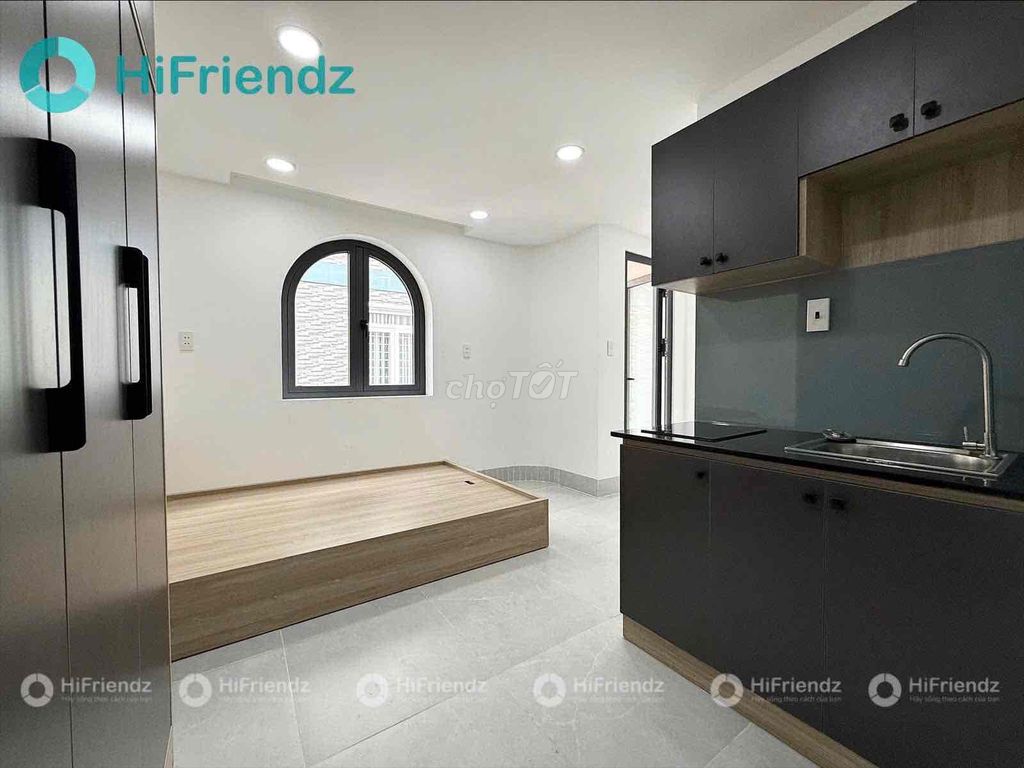 Rent the full-in-house service apartment near the mocodes Quang Trung.