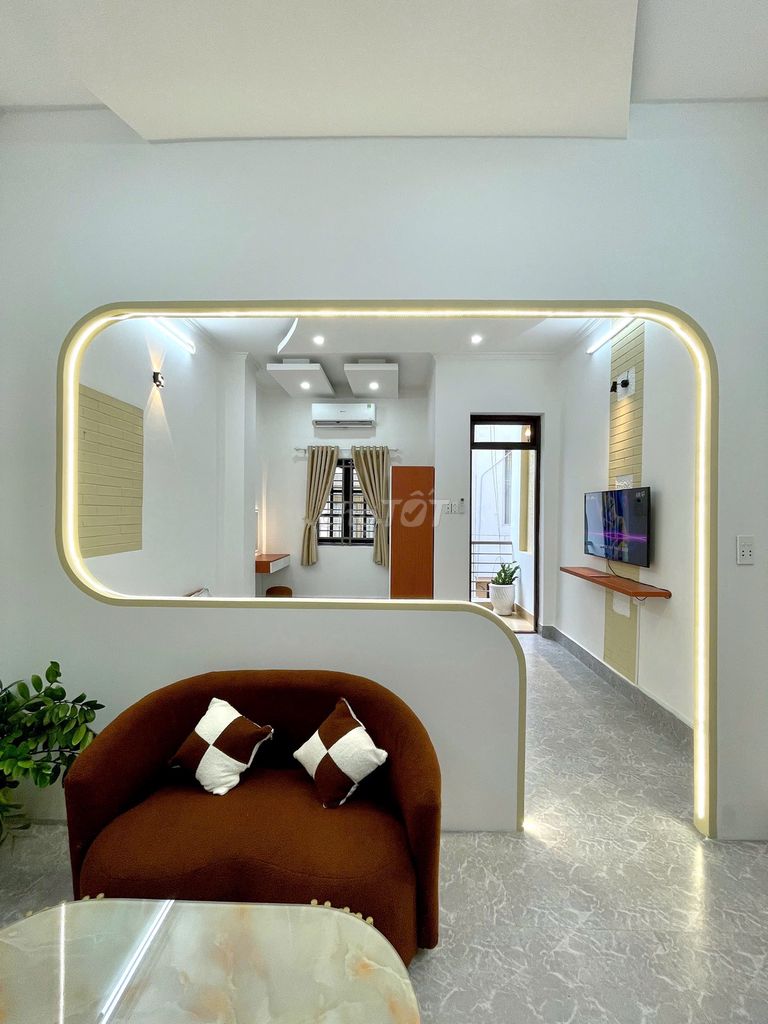 Rent the downtown apartment. 1 Nguyễn Bỉnh Khiêm area 33 meters.