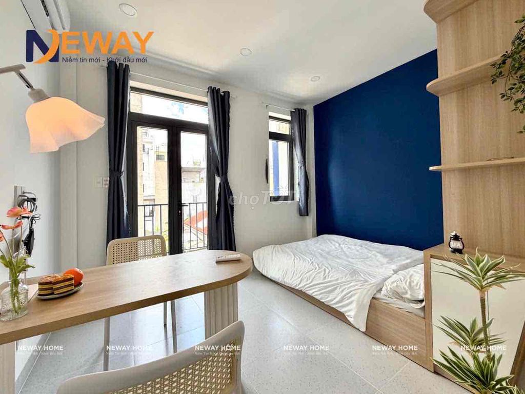 A balcony bedroom, full of beautiful furniture near the new Gò Vấp center.