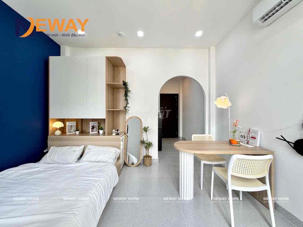 A balcony bedroom, full of beautiful furniture near the new Gò Vấp center.