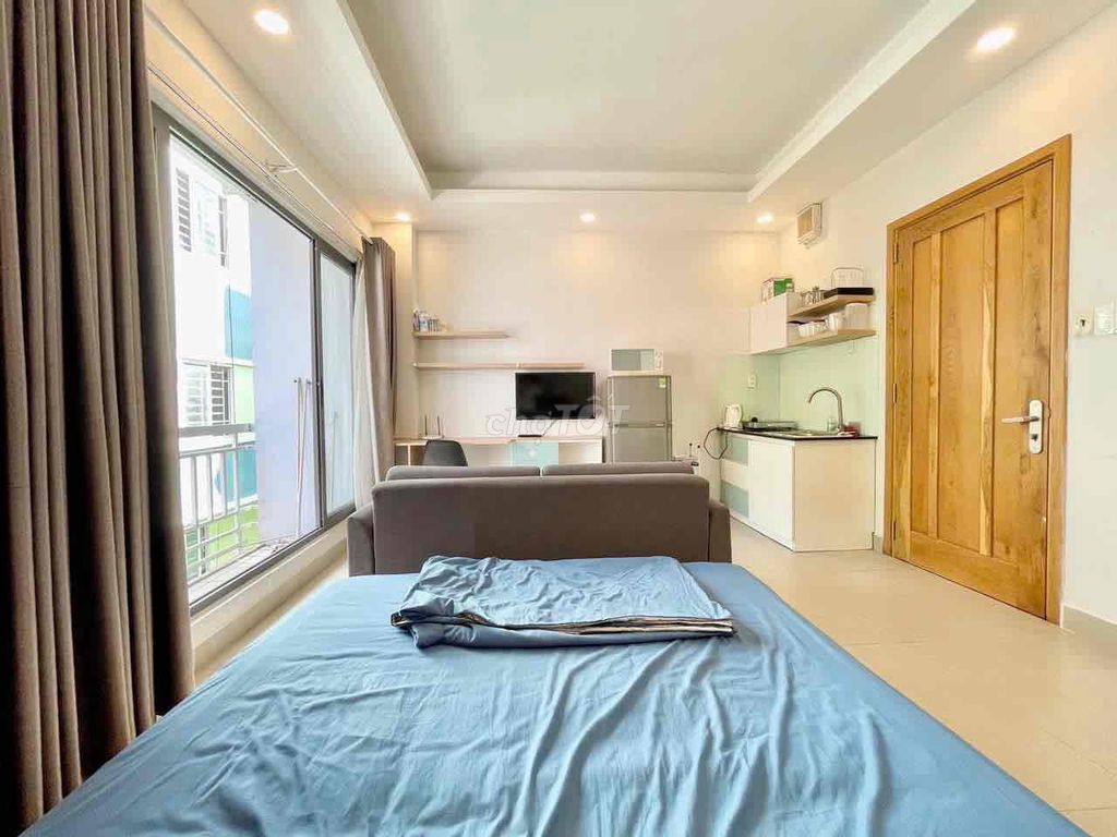 apartment 35 m2 fresh bancol 100% Nơ Trang Long - near the market Mrs. C understand
