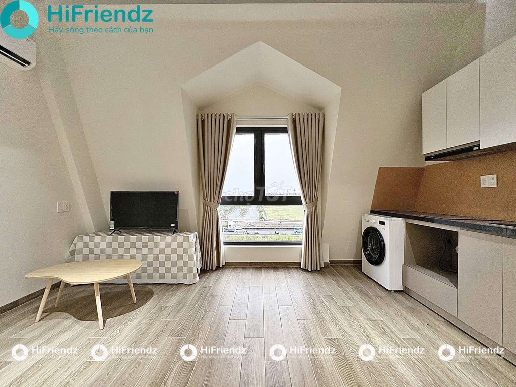 Room service one bedroom full interior - with private washing machines