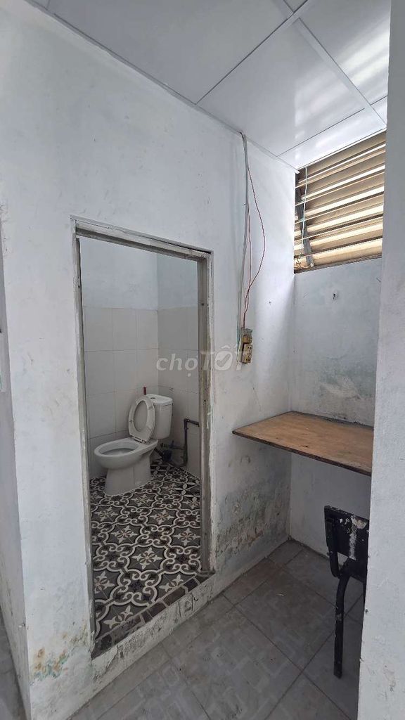 A student's hotel room.