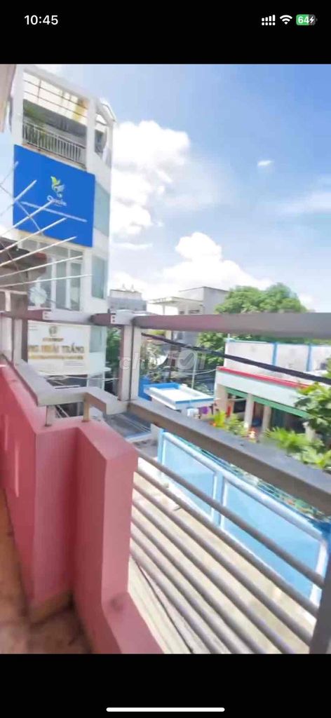 Rent the Bancol full interior, 1st floor Nơ Trang Long, alley truck