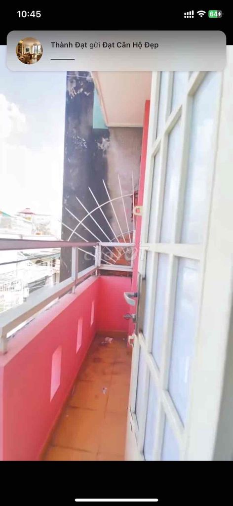 Rent the Bancol full interior, 1st floor Nơ Trang Long, alley truck