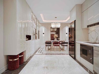 Three bedrooms, two toilets, 113 M2 apartments, two cityland. Advanced interior