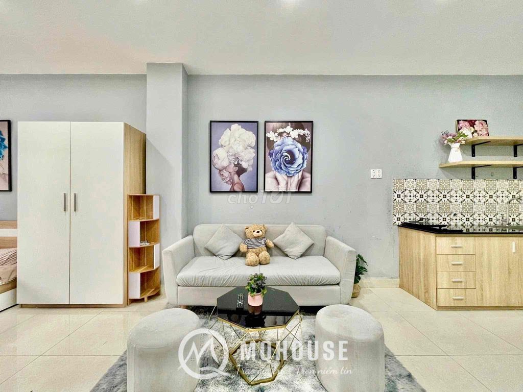 in the middle of a crowded town — a rented apartment — Tân Bình