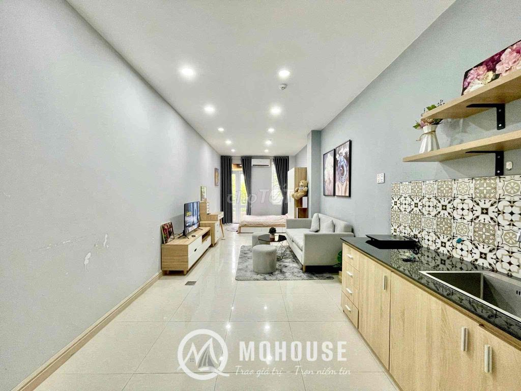 in the middle of a crowded town — a rented apartment — Tân Bình