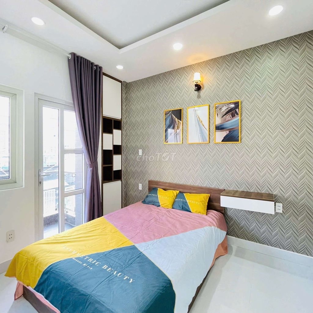 Rent phạm văn chiêu-714 Gò Vấp (4 x 11 m) car alley house 4 bedroom 3 toilets - 16 million a month