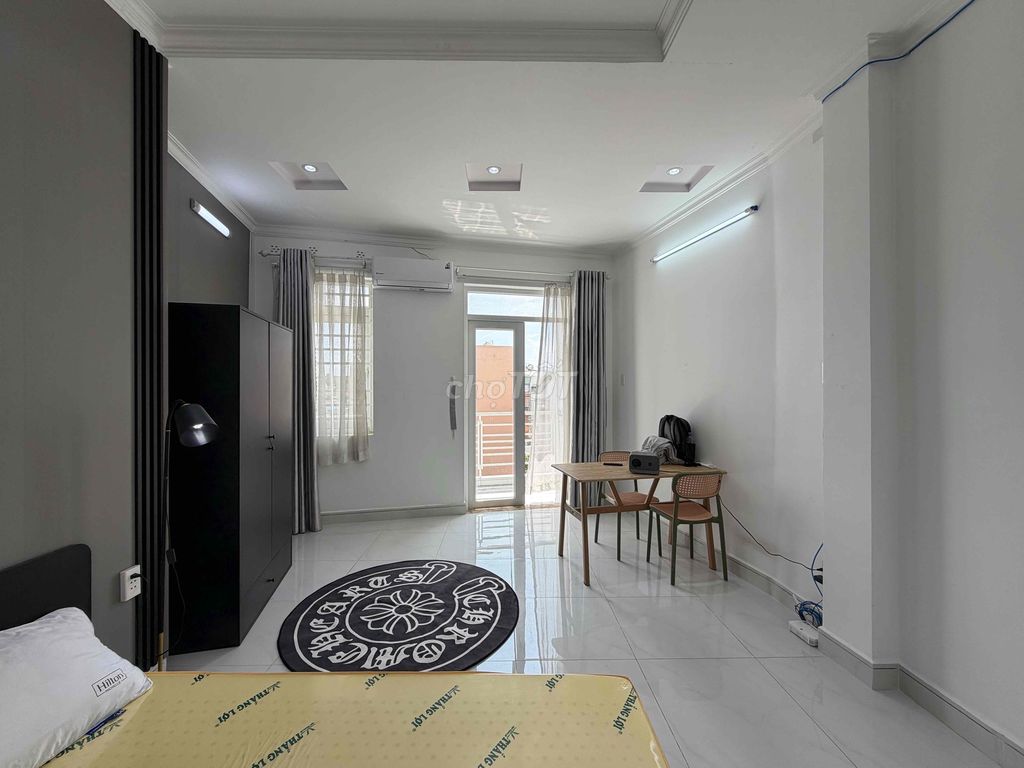 The whole floor suite. A full interior elevator room.