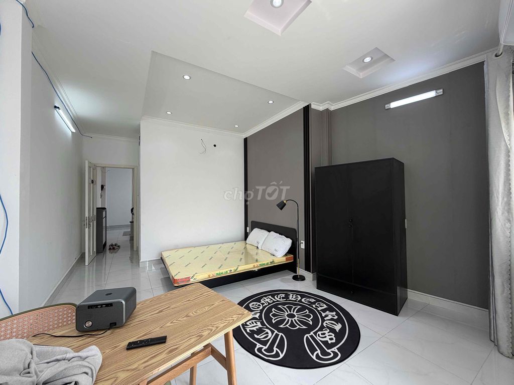 The whole floor suite. A full interior elevator room.