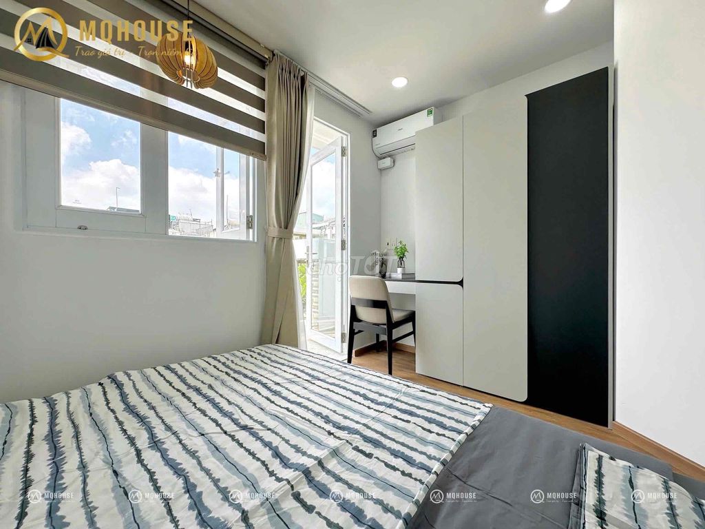 A two - bedroom apartment — in the middle of a noisy town, with a small corner to keep quiet
