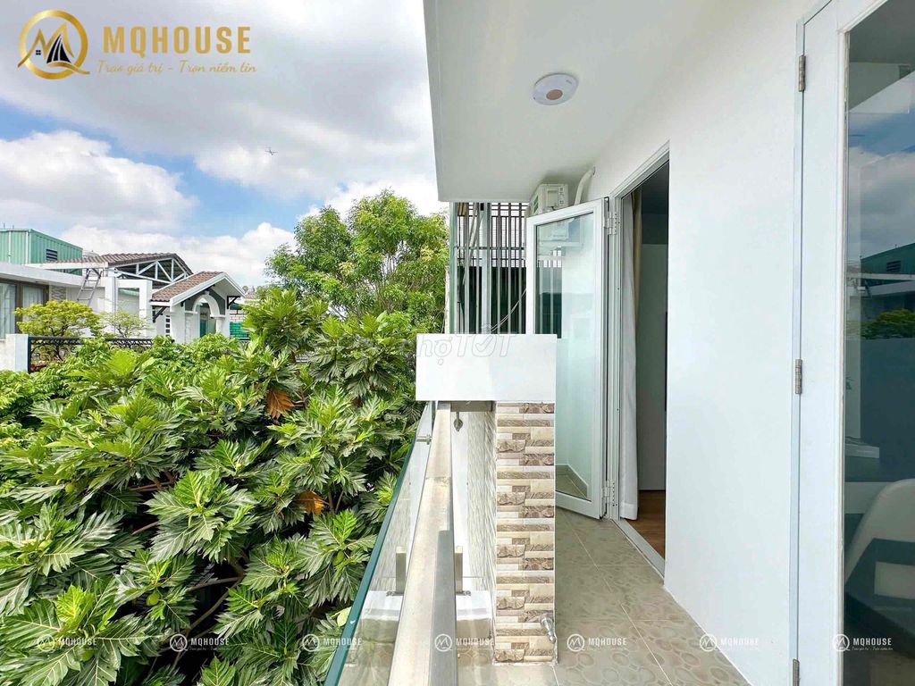 A two - bedroom apartment — in the middle of a noisy town, with a small corner to keep quiet