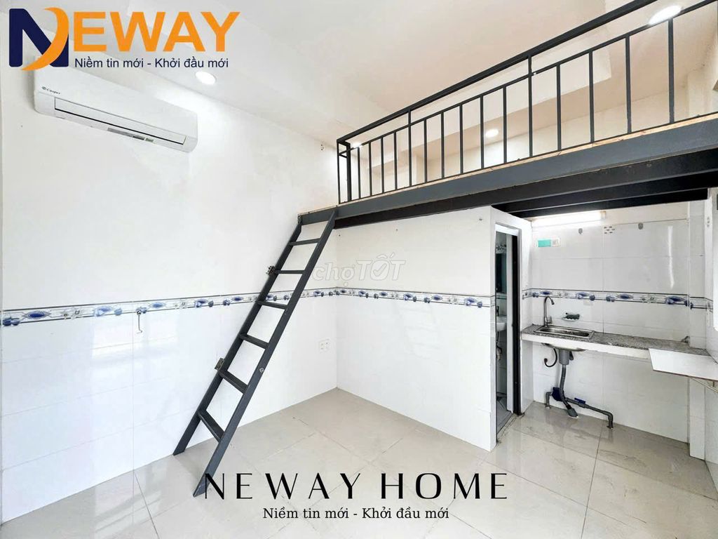 The upper guard room has a cold machine balcony - Lê Trọng Tấn Tân Phú