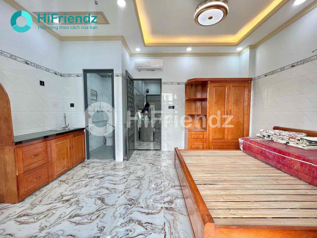 The balcony studio -- just built right near Tân Hương.