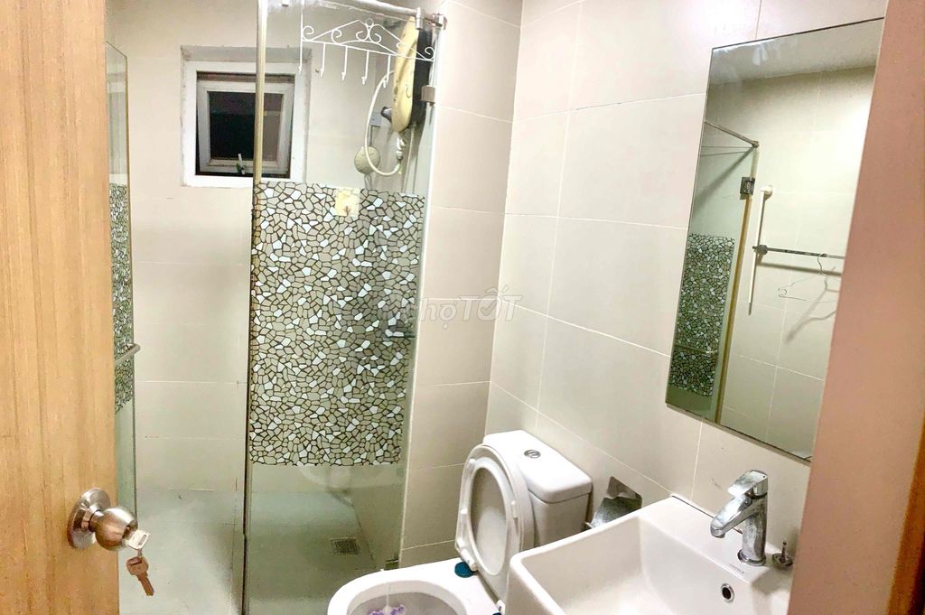 An Gia Star Full interior two bedrooms. A toilet.