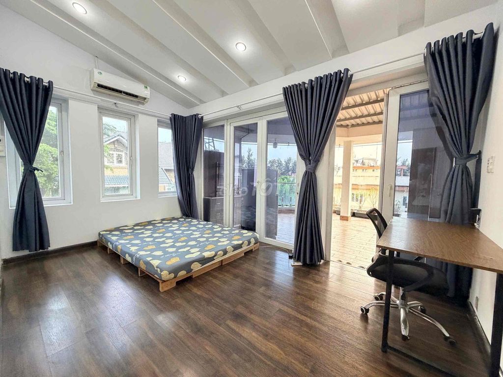 high-caliber, high-size balcony room - near the 5th district tedtu moit lotte