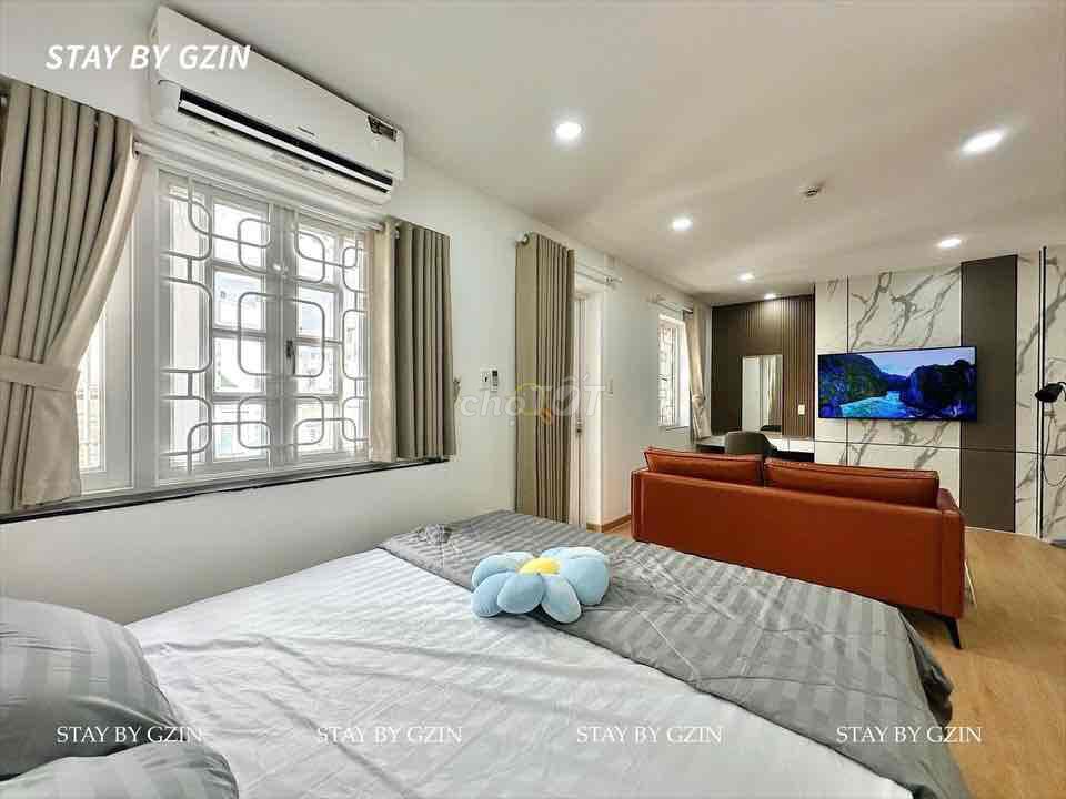 Two bedrooms, Nguyễn Văn Trỗi -- big parking lot -- private washing machine -- home.
