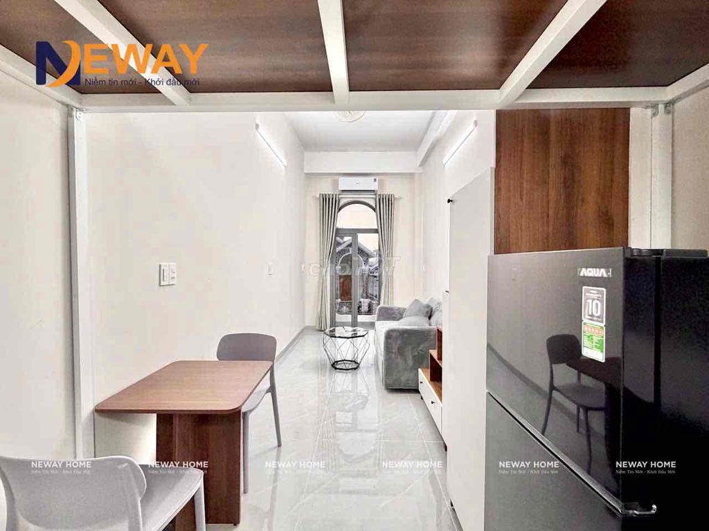 The modern service apartment -- which is 100 percent newly built, the full interior balcony, near the dedication college.