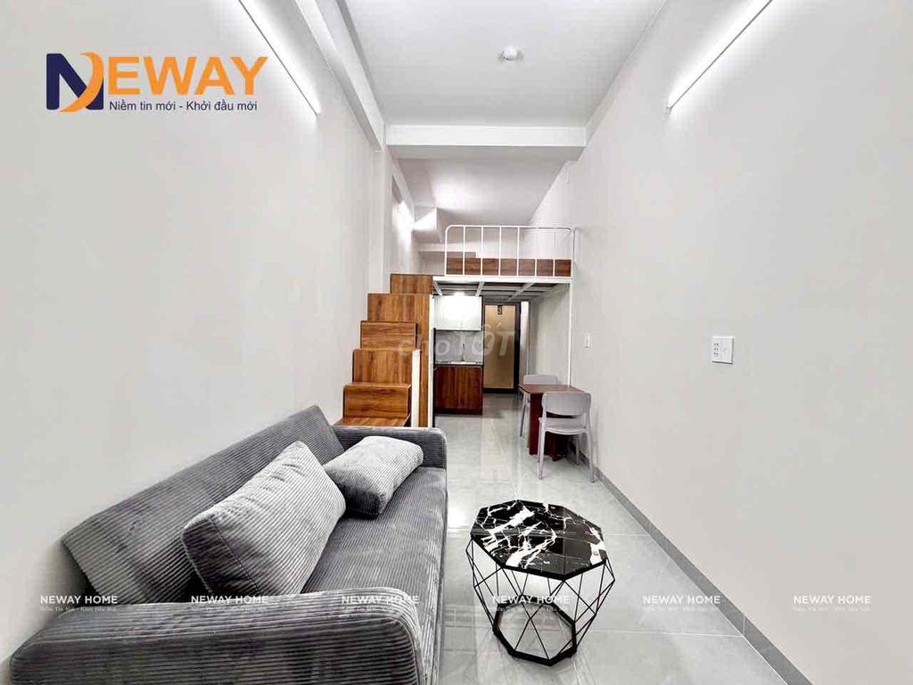 The modern service apartment -- which is 100 percent newly built, the full interior balcony, near the dedication college.