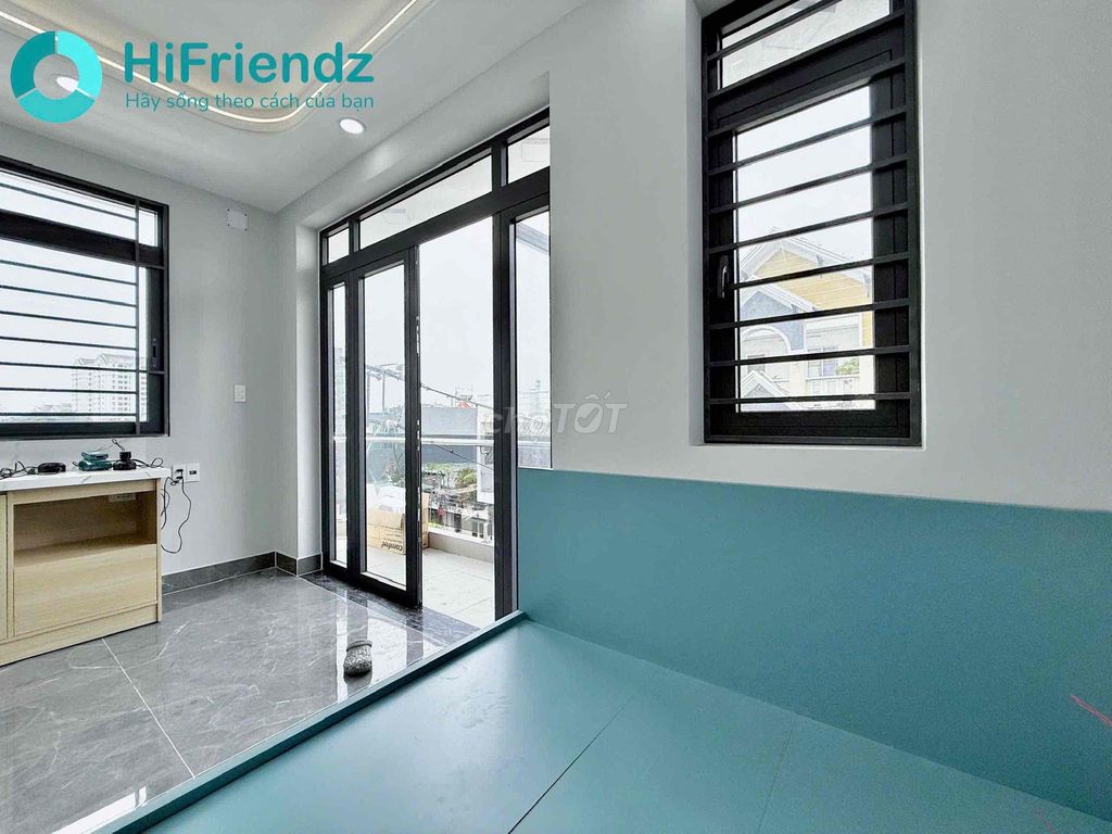 Open the new high-end apartment, build a full interior balcony studio.