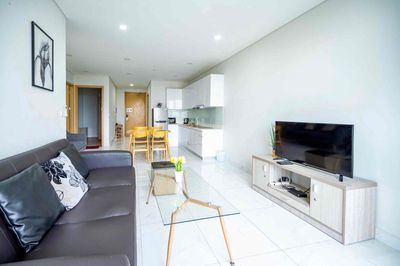 Three bedrooms. Two skyline toilets. Full interior.
