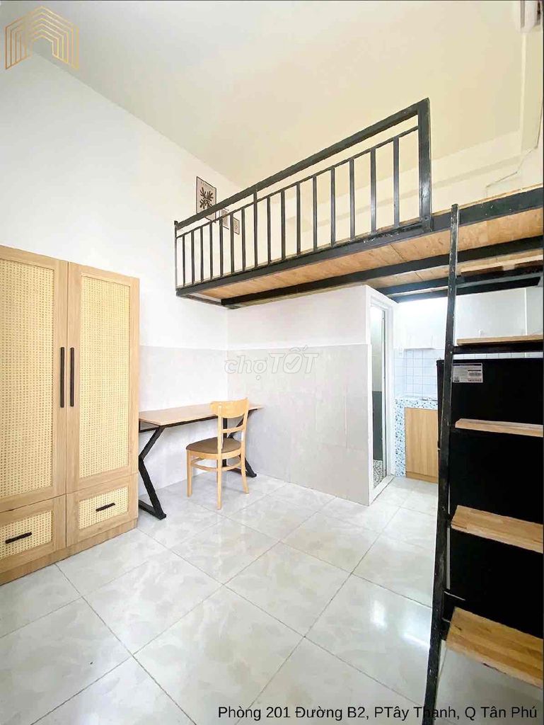 Nice attic - full interior - Tân Phú area B street