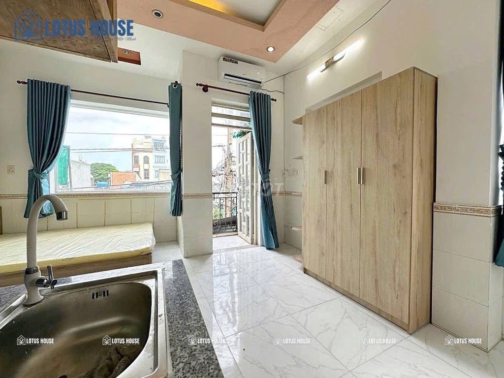 apartment 30 M2 full balcony furniture Tân Phú 4 million8
