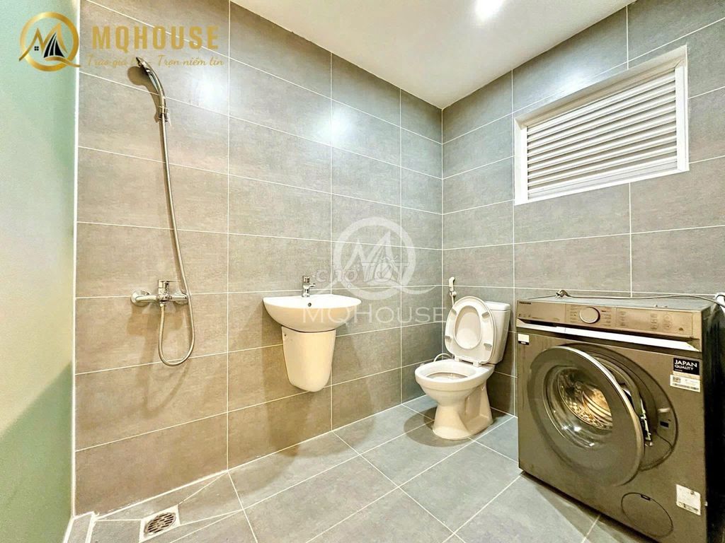 balcony -- full interior, private washing machine near the north sea