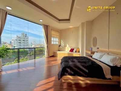 Rent the apartment. It's a new 50-meter bedroom.