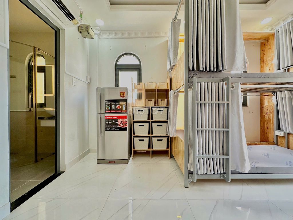 Gò Vấp dorm is 700 meters away, all full of new expenses 100%.