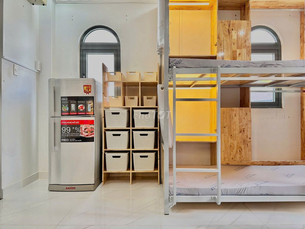 Gò Vấp dorm is 700 meters away, all full of new expenses 100%.