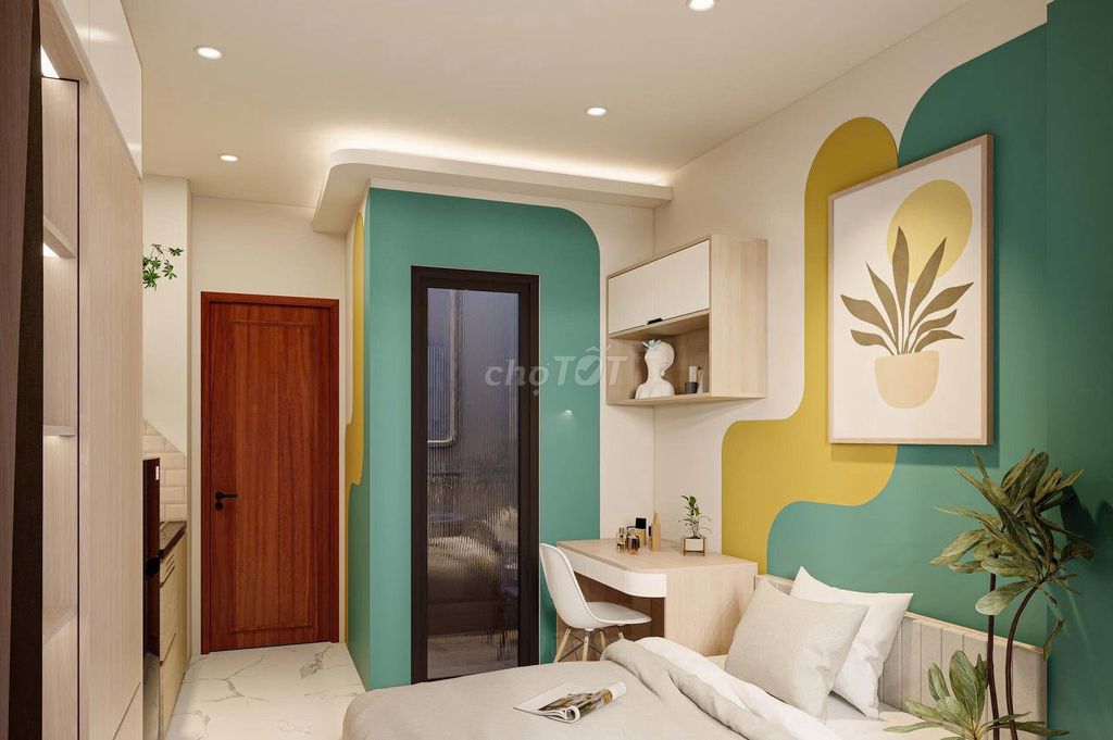 Renting the new tenth district apartment near the Democratic Square, with the balcony.