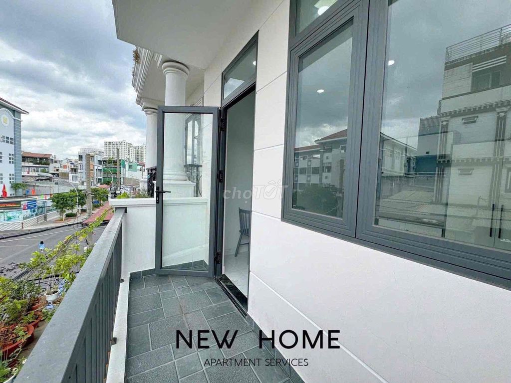 The first three months are down. The studio has a full interior balcony.