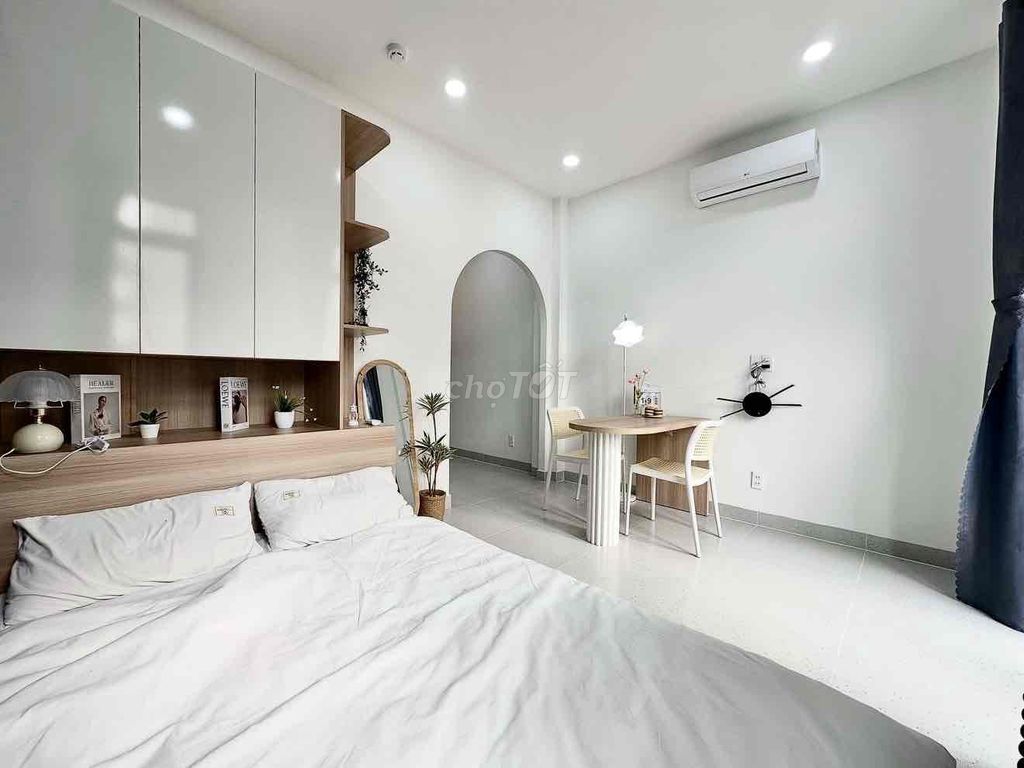 The apartment is a super-beautiful interior right here in Tô Ký.