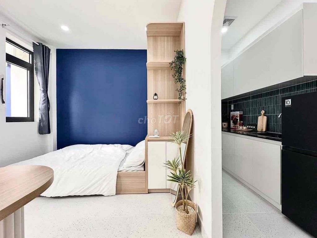 The apartment is a super-beautiful interior right here in Tô Ký.
