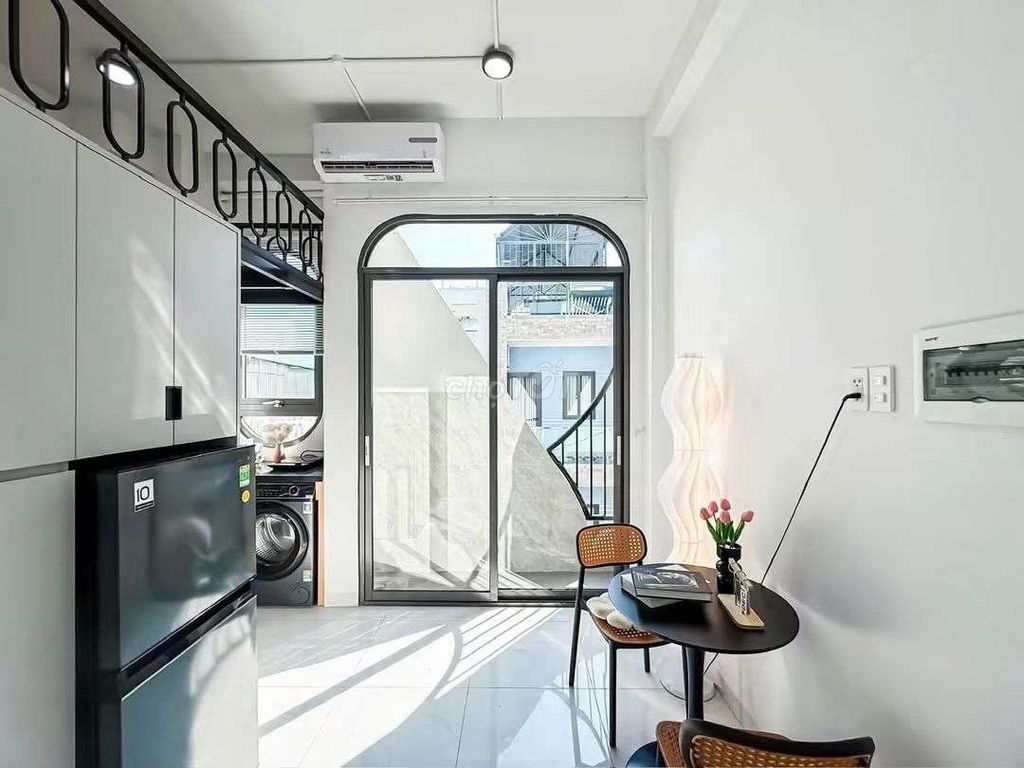 Rent a washing machine for the new elevator balcony.