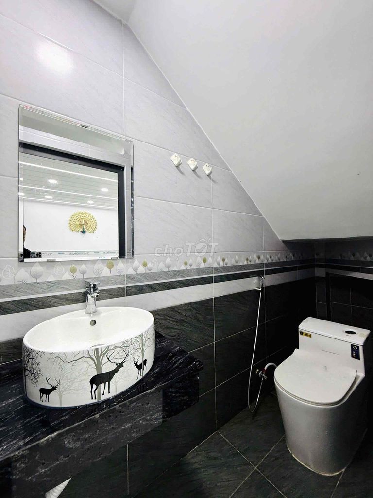 Rent a new house full of furniture in the alley 1/ số 19-7*8 Gò Vấp
