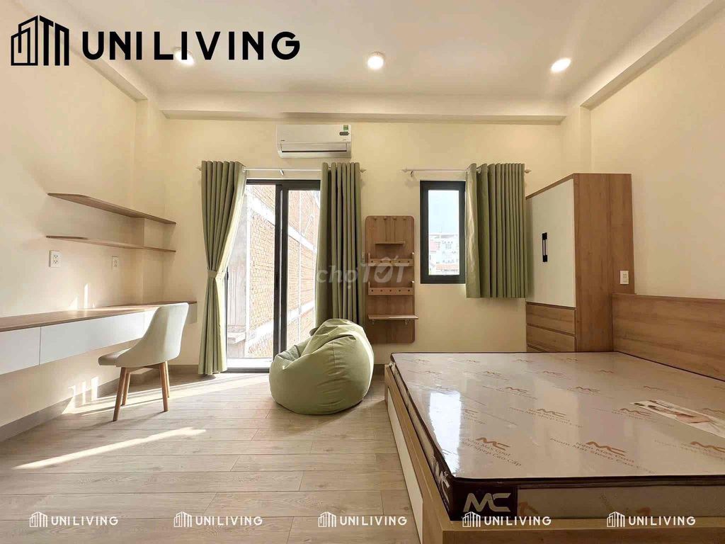 One bedroom with a balcony at 45 meters wide, full of elevator interiors right in the Big C District 10.