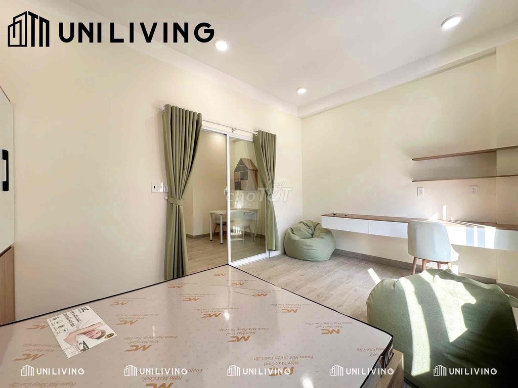One bedroom with a balcony at 45 meters wide, full of elevator interiors right in the Big C District 10.