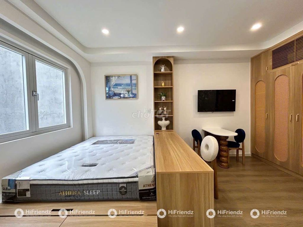 The new design service apartment -- full of super-creative furniture.